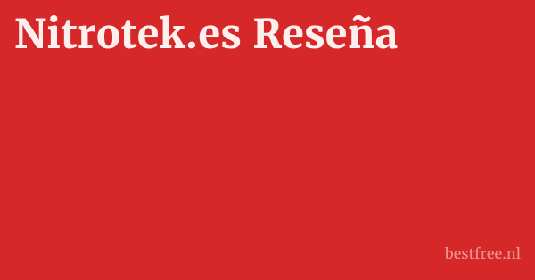 Nitrotek.es Reseña 1 by BestFREE.nl