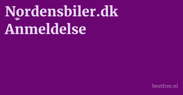 Nordensbiler.dk Anmeldelse 1 by BestFREE.nl