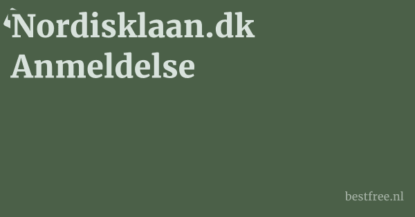 Nordisklaan.dk Anmeldelse 1 by BestFREE.nl
