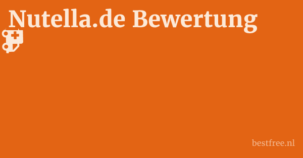Nutella.de Bewertung 1 by BestFREE.nl