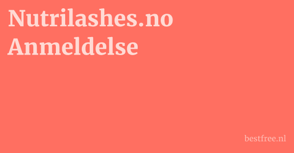 Nutrilashes.no Anmeldelse