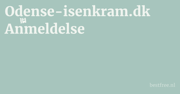Odense-isenkram.dk Anmeldelse 1 by BestFREE.nl