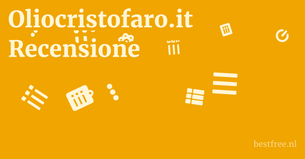 Oliocristofaro.it Recensione 1 by BestFREE.nl