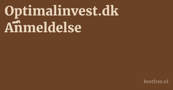 Optimalinvest.dk Anmeldelse 1 by BestFREE.nl