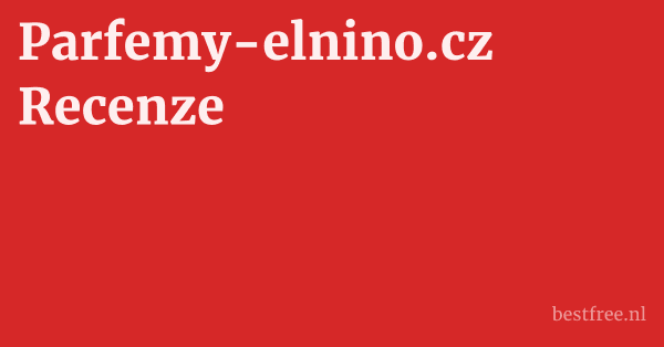 Parfemy-elnino.cz Recenze 1 by BestFREE.nl