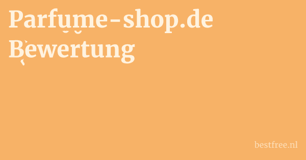 Parfume-shop.de Bewertung 1 by BestFREE.nl