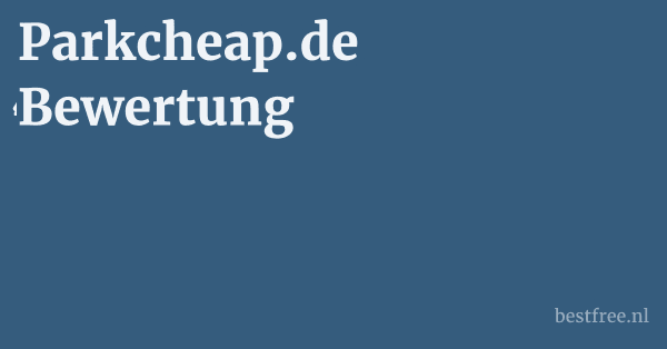 Parkcheap.de Bewertung 1 by BestFREE.nl
