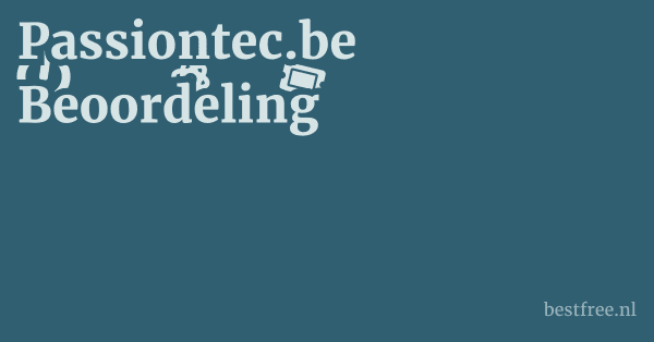Passiontec.be Beoordeling 1 by BestFREE.nl