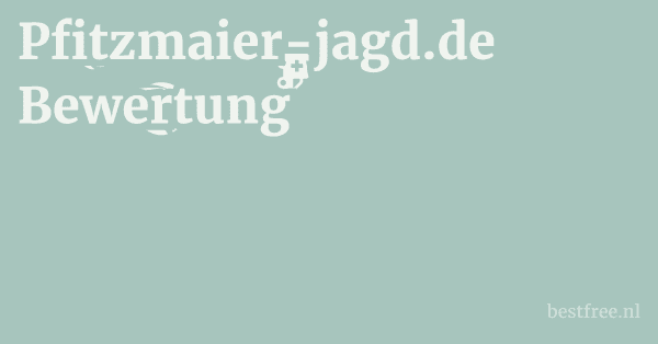 Pfitzmaier-jagd.de Bewertung 1 by BestFREE.nl