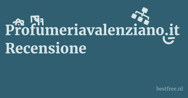 Profumeriavalenziano.it Recensione 1 by BestFREE.nl
