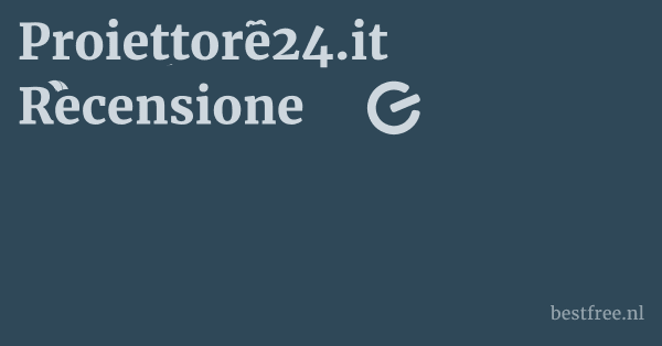 Proiettore24.it Recensione 1 by BestFREE.nl
