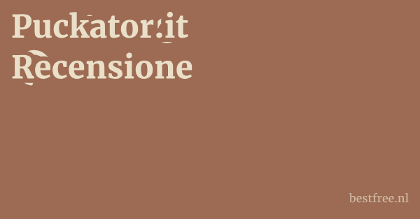 Puckator.it Recensione