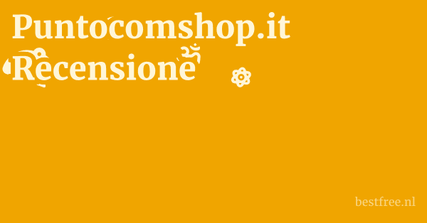Puntocomshop.it Recensione 1 by BestFREE.nl