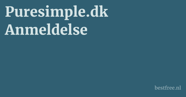 Puresimple.dk Anmeldelse 1 by BestFREE.nl
