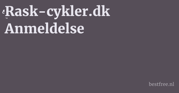 Rask-cykler.dk Anmeldelse 1 by BestFREE.nl