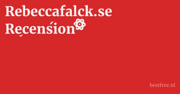 Rebeccafalck.se Recension 1 by BestFREE.nl