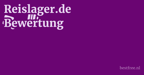Reislager.de Bewertung 1 by BestFREE.nl