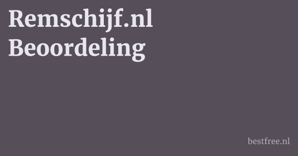 Remschijf.nl Beoordeling 1 by BestFREE.nl