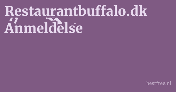 Restaurantbuffalo.dk Anmeldelse 1 by BestFREE.nl