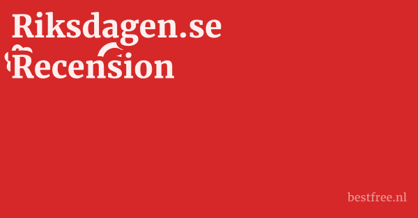Riksdagen.se Recension 1 by BestFREE.nl