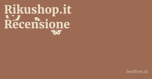 Rikushop.it Recensione 1 by BestFREE.nl