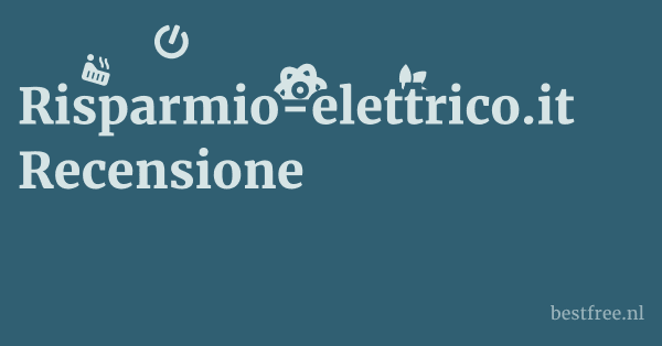 Risparmio-elettrico.it Recensione 1 by BestFREE.nl