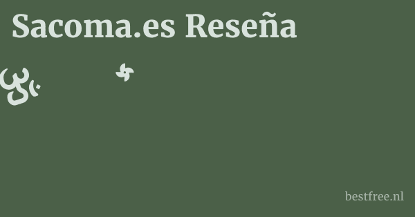 Sacoma.es Reseña 1 by BestFREE.nl