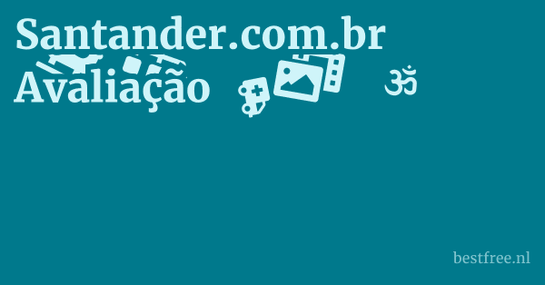 Santander.com.br Avaliação 1 by BestFREE.nl