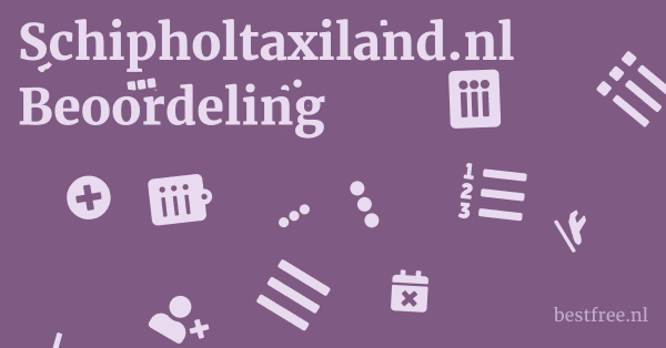 Schipholtaxiland.nl Beoordeling 1 by BestFREE.nl