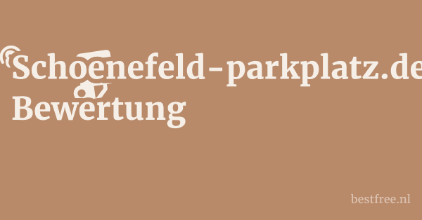 Schoenefeld-parkplatz.de Bewertung 1 by BestFREE.nl