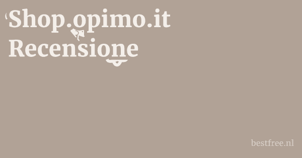 Shop.opimo.it Recensione 1 by BestFREE.nl