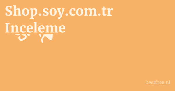 Shop.soy.com.tr Inceleme