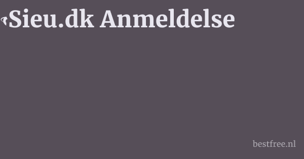 Sieu.dk Anmeldelse 1 by BestFREE.nl