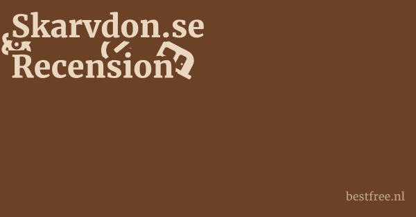 Skarvdon.se Recension 1 by BestFREE.nl