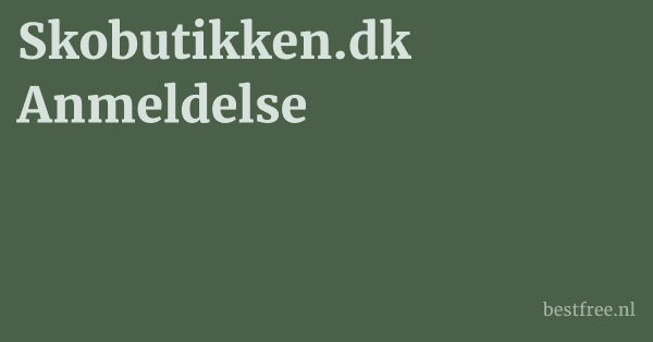 Skobutikken.dk Anmeldelse 1 by BestFREE.nl