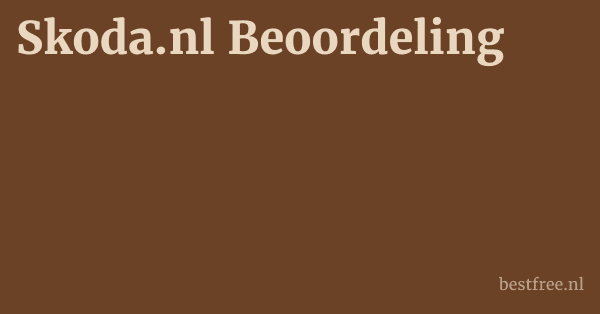 Skoda.nl Beoordeling 1 by BestFREE.nl