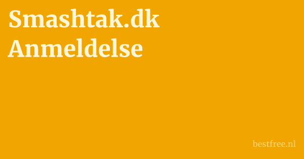 smashtak.dk Funktioner