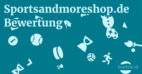 Sportsandmoreshop.de Bewertung