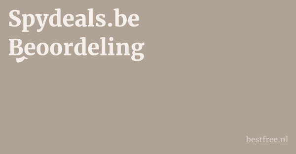 Spydeals.be Beoordeling