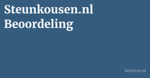 Steunkousen.nl Beoordeling 1 by BestFREE.nl