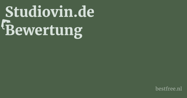 Studiovin.de Bewertung 1 by BestFREE.nl
