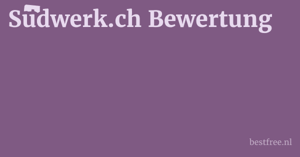 Sudwerk.ch Bewertung 1 by BestFREE.nl