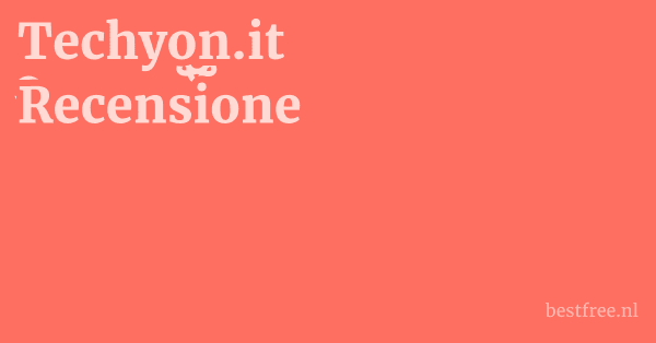 Techyon.it Recensione 1 by BestFREE.nl