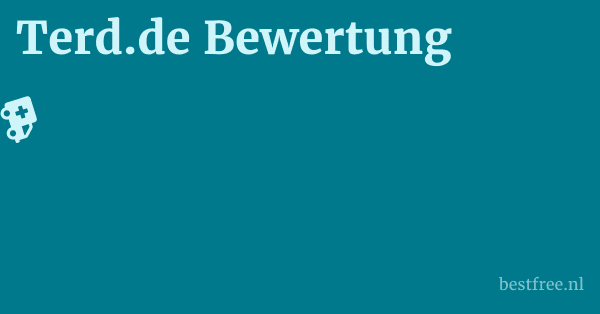 Terd.de Bewertung 1 by BestFREE.nl