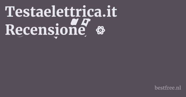 Testaelettrica.it Recensione 1 by BestFREE.nl