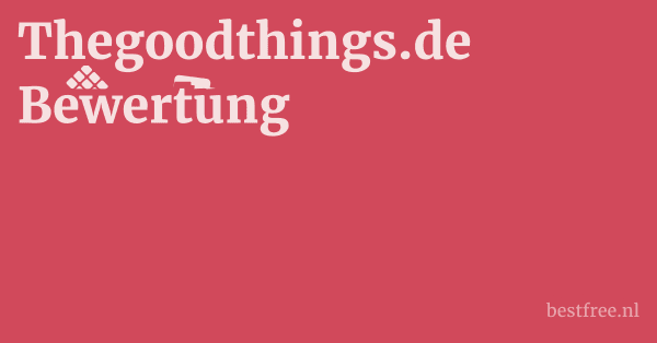 Thegoodthings.de Bewertung 1 by BestFREE.nl