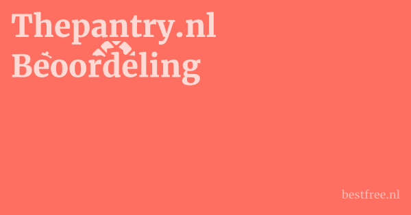 Thepantry.nl Beoordeling 1 by BestFREE.nl