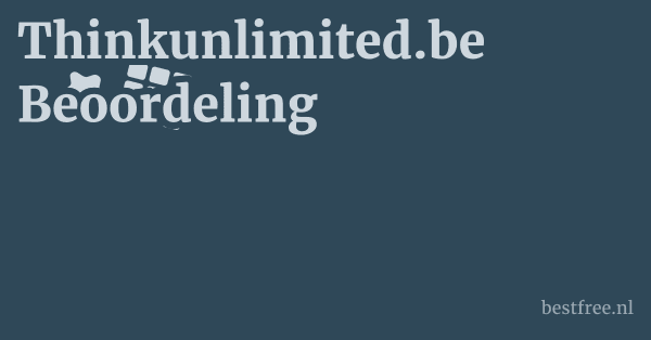 Thinkunlimited.be Beoordeling 1 by BestFREE.nl