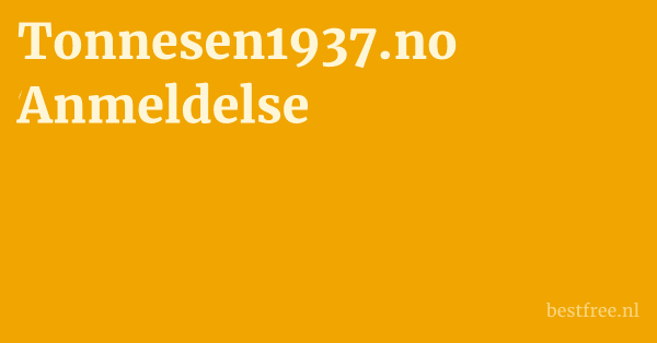 Tonnesen1937.no Anmeldelse