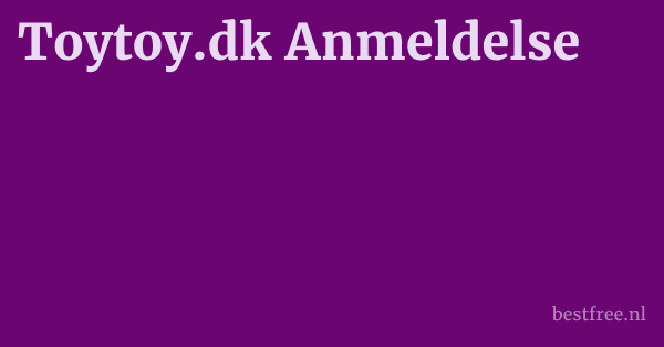 Toytoy.dk Anmeldelse 1 by BestFREE.nl